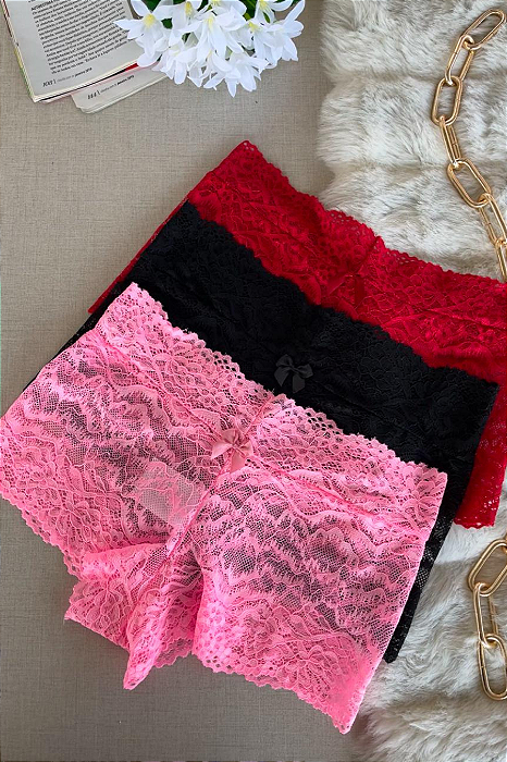 317 - Caleçon Rendado