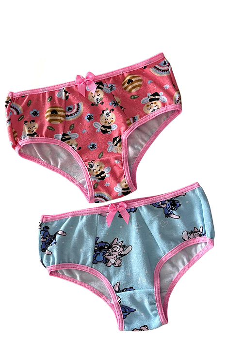 1099 - Calcinha Cotton Infantil