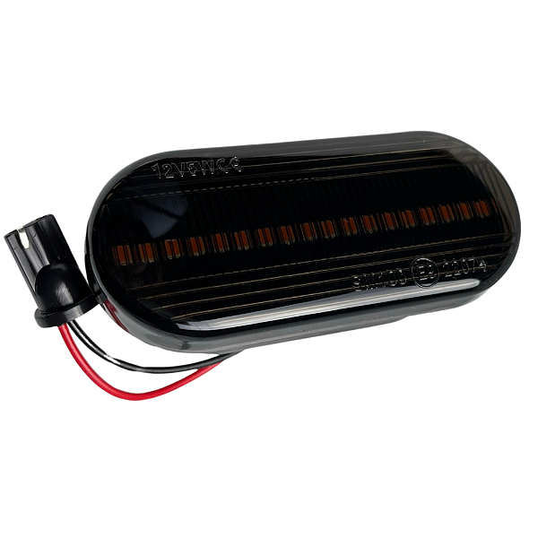 Kit Seta Pisca Sequencial  Lampada Lateral Carr Led Vermelho