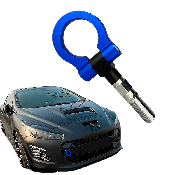 Tow Hook Engate Reboque Carro Camionete Universal Azul