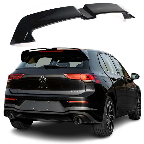 Spoiler Traseiro Volkswagen GOLF MK8 Black Piano Oettinger R