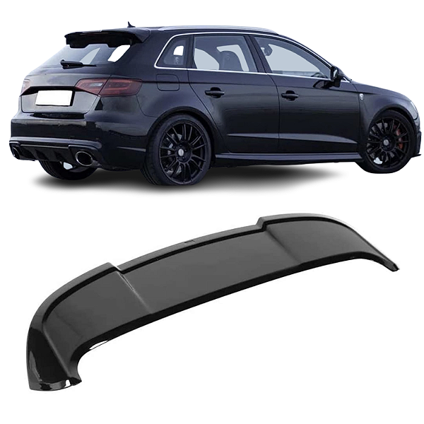 Aerofólio Traseiro Audi A3 S3 Black Piano Sportback RS S