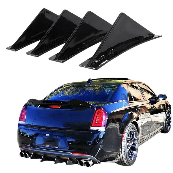 Kit Difusor Traseiro Universa Veicular Black Piano Estilo BR