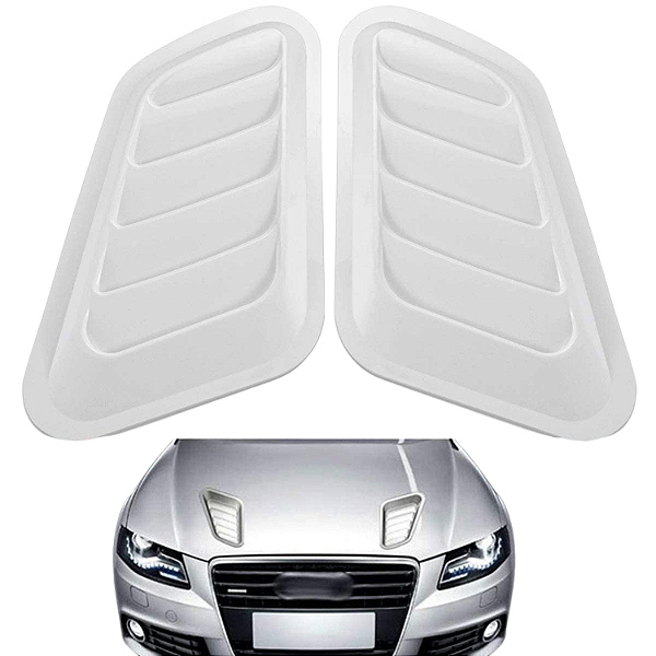 Scoop Tomada De Ar Esportivo Universal Capô Branco intake M