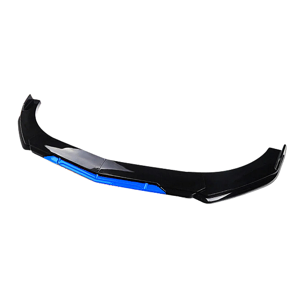 Saia frontal universal ajustável Black Piano e Azul Veicular