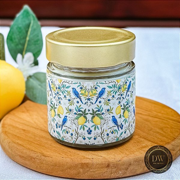 VELA AROMÁTICA  COM CERA  COCO - 150 GRAMAS