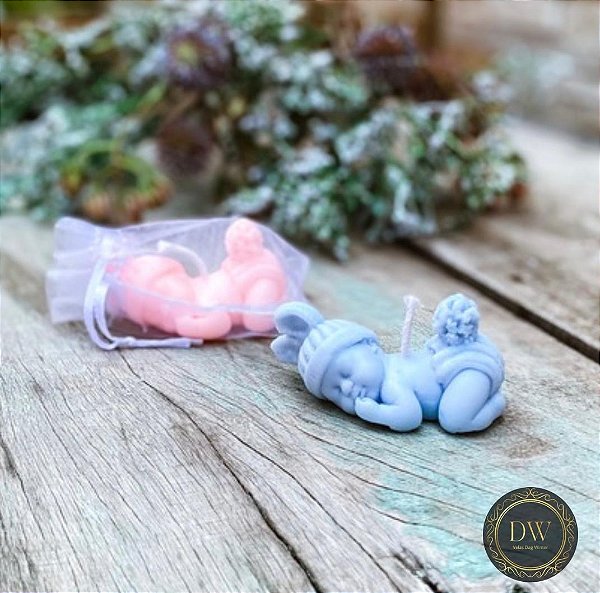 KIT 12 VELAS AROMÁTICAS BEBÊ