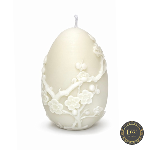 VELA AROMÁTICA OVO DE PÁSCOA  COM CERA DE COCO 150 GRAMAS