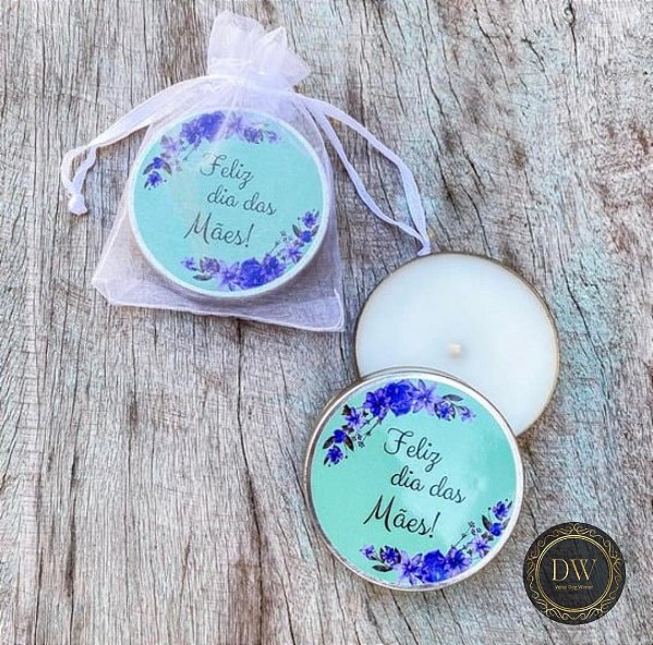 LATA VELA  AROMÁTICA  COM CERA COCO - 15 GRAMAS