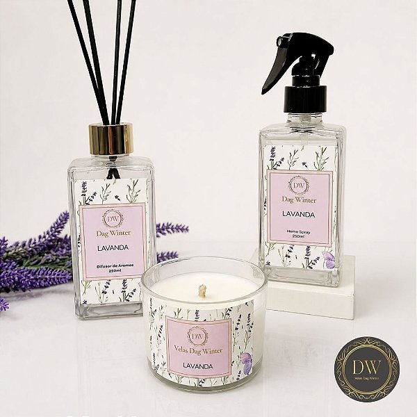 KIT = DIFUSOR / HOME SPRAY / VELA - DAG WINTER