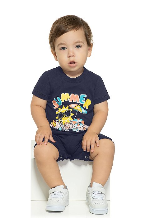 Macaquinho Bebê Masculino TileeSul