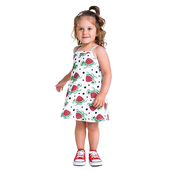 Vestido Infantil Kyly Meia Malha