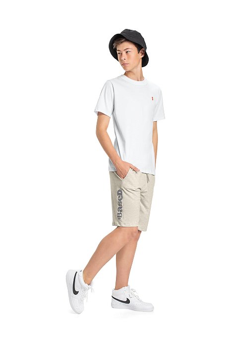 BERMUDA JUVENIL MASCULINA EM MOLETINHO BASED