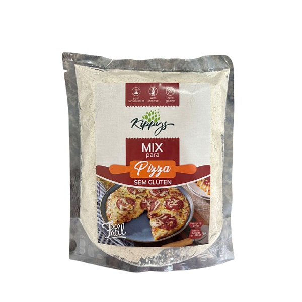 Mistura para Pizza "sem glúten" 370g - Sabor e Crocância em Cada Fatia | Kippys Natural