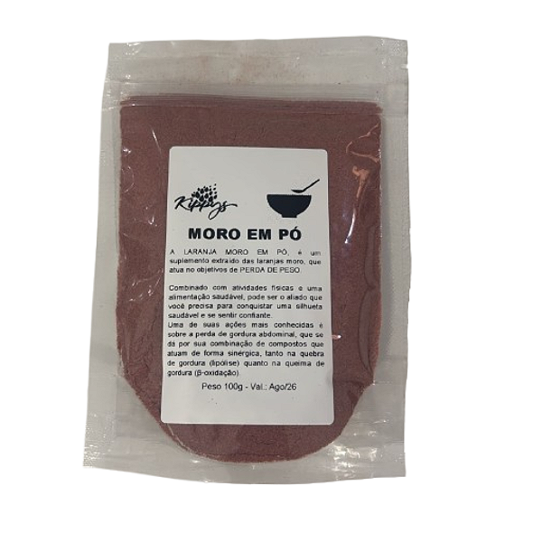 Laranja moro em pó 100g - Apoio à Gestão de Peso com Saúde | Kippys Natural