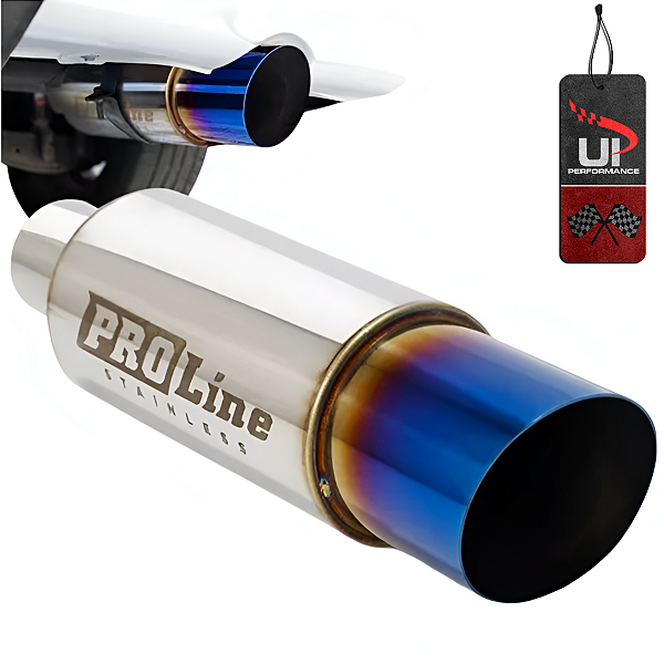 Abafador Final Aco Inox - Corpo 4 Pol - Ponteira Chanfrada 3-1/2 Pol (Burn)