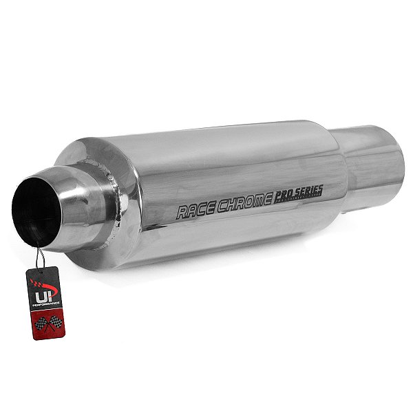 Abafador Final Aco Inox - Corpo 4 Pol - Ponteira Reta 3 Pol