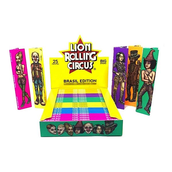 Caixa Seda Lion Circus Ks Edição Brasil Grande Com 25 Livretos