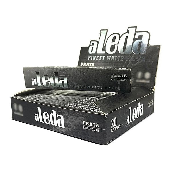 Caixa De Seda Aleda Prata Cinza Slim Grande King Size