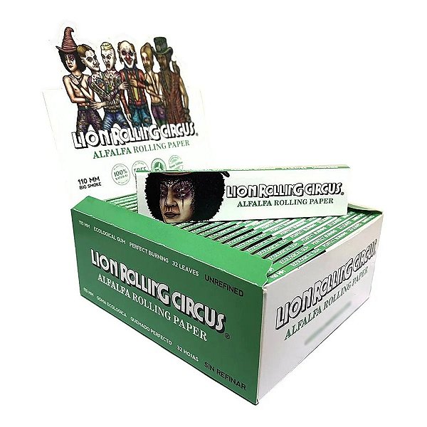 Caixa Seda Lion Rolling Circus Green Verde Alfafa