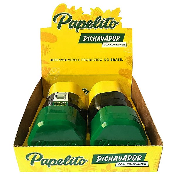 Caixa De Dichavador Triturador Papelito Policarbonato 5cm