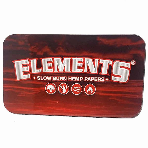 Caixa Elements Pote Porta Itens Metal Armazenamento