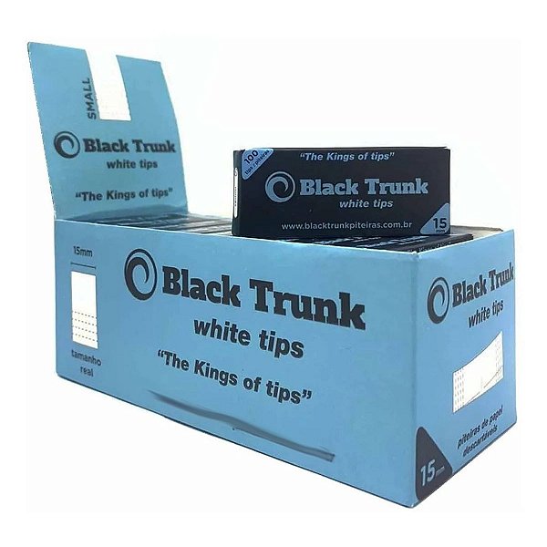 Caixa De Piteira Black Trunk  Folha Branca  Small 15mm