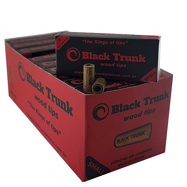 Caixa De Piteira Black Trunk De Madeira Small