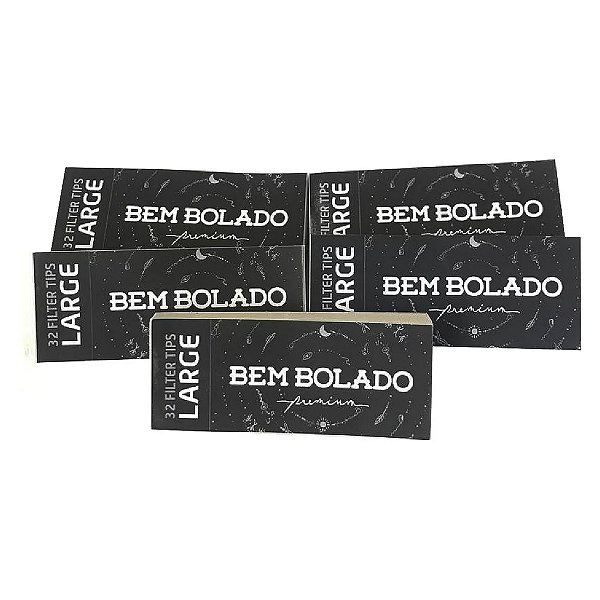 Kit Com 5 Piteiras Bem Bolado Premium Preta Large Branca