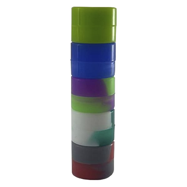 Slick Pote De Silicone Redondo 2 ml - Kit C/ 5 Unidades