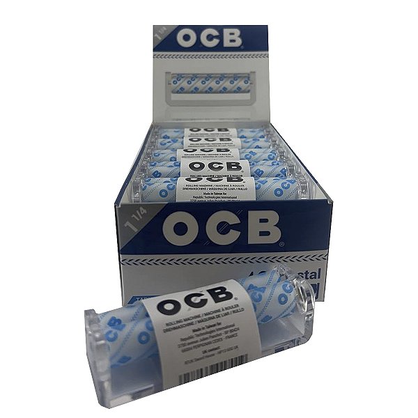 Caixa De Bolador Manual OCB de Acrílico C/12 78 Mm  –  Modelo Pequeno 1.1.4