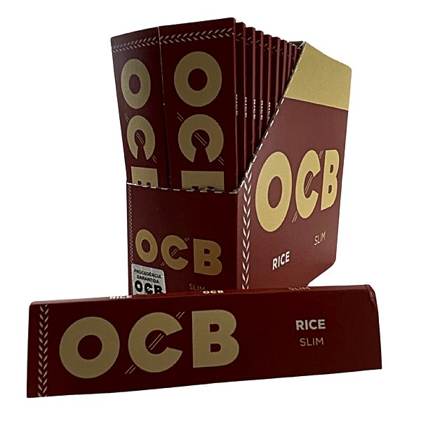 Caixa Seda OCB Rice King Size Slim - 50 Livretos