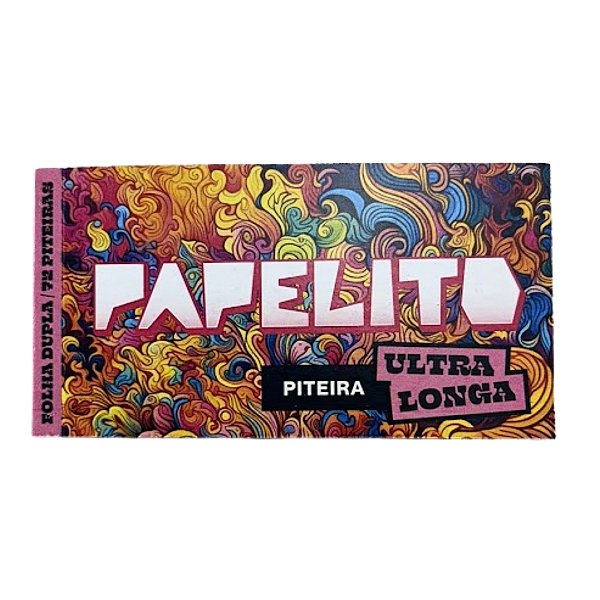 Kit Com 5 Piteiras Papelito Ultra Longa Folha Dupla