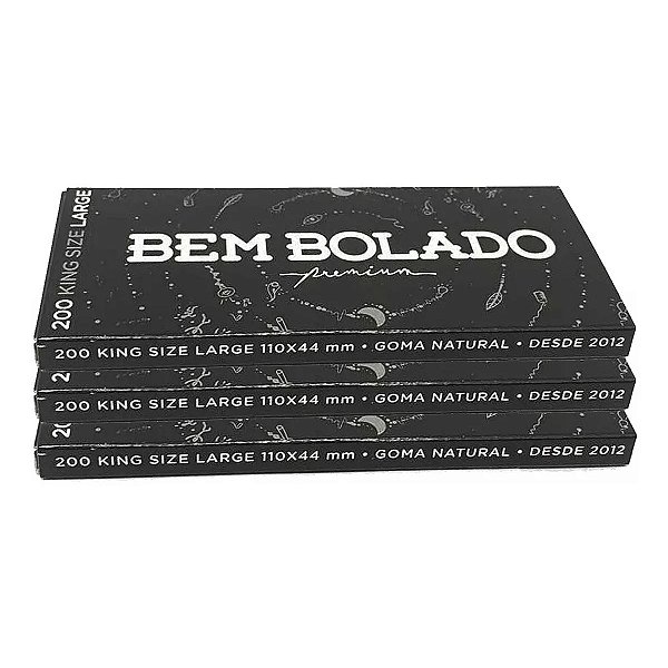 Kit 3 Seda Bem Bolado Premium 200 Folhas Branca King Size