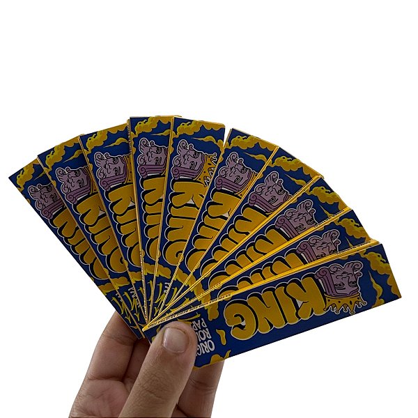 Kit 10 Livretos Seda King Paper Original King Size