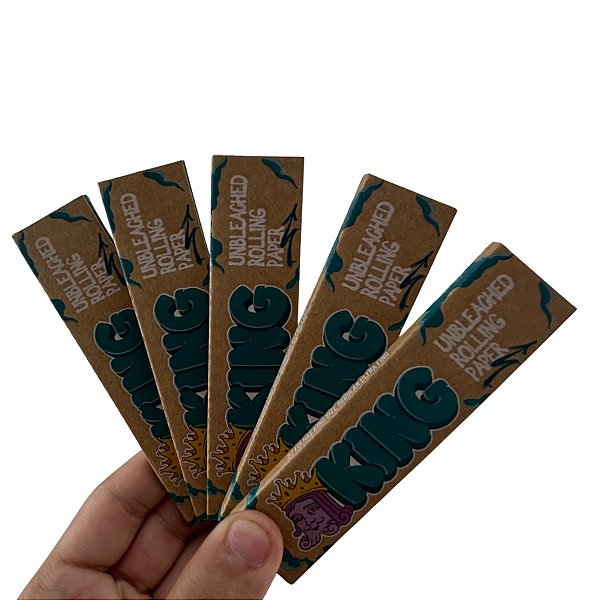 Kit 5 Livretos Seda King Paper Brown King Size