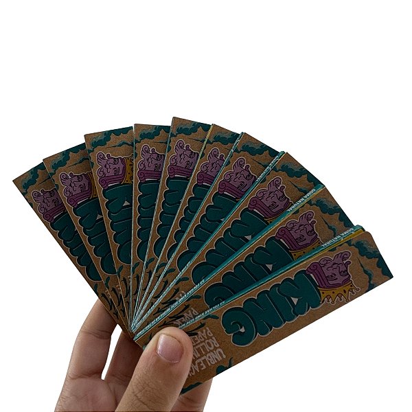 Kit 10 Livretos Seda King Paper Brown King Size