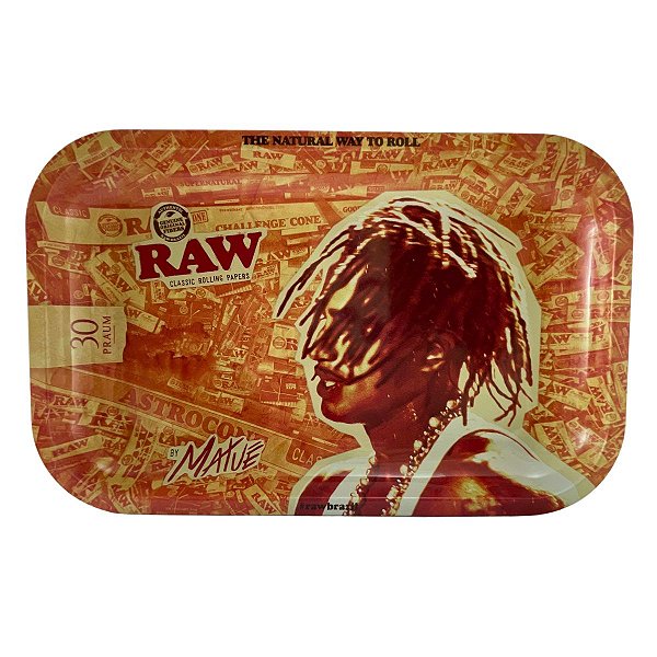 Bandeja de Metal RAW Matue Media 28x18cm