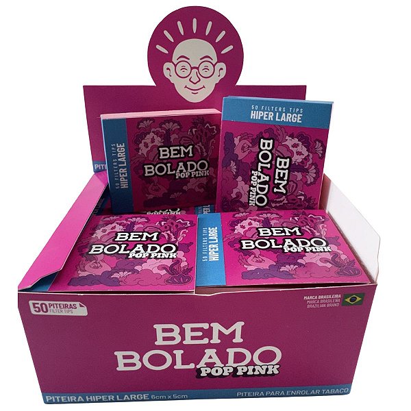 Piteira Bem Bolado Pop Pink Hiper Large Display C/24