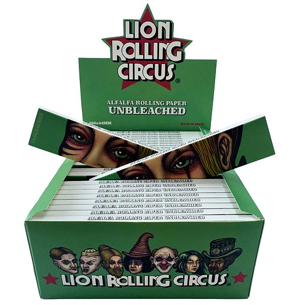 Caixa Seda Lion Rolling Circus Alfafa King Size C/50 Livretos