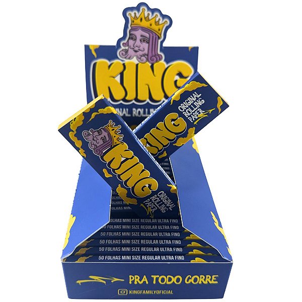 Caixa Seda King Paper Mini Size White - Display C/25 Livretos