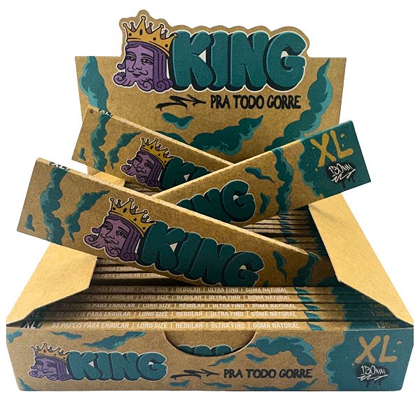 Caixa Seda Longa King Paper XL Size Brown C/25 Livretos