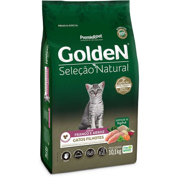 GOLDEN SELECAO NATURAL GATO FILH 3KG