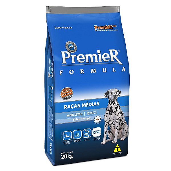 PREMIER FORM CAO AD RACAS MEDIAS 20 KG