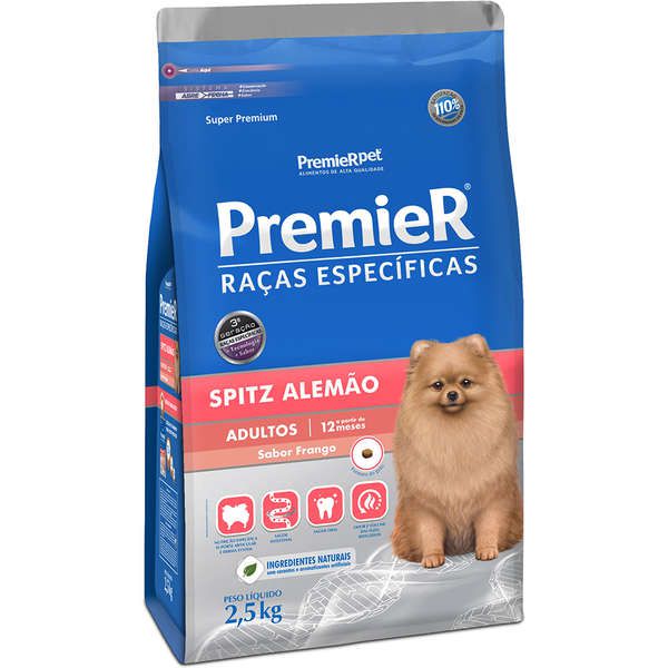 PREMIER RACAS ESP SPITZ ALEMAO AD 2,5KG