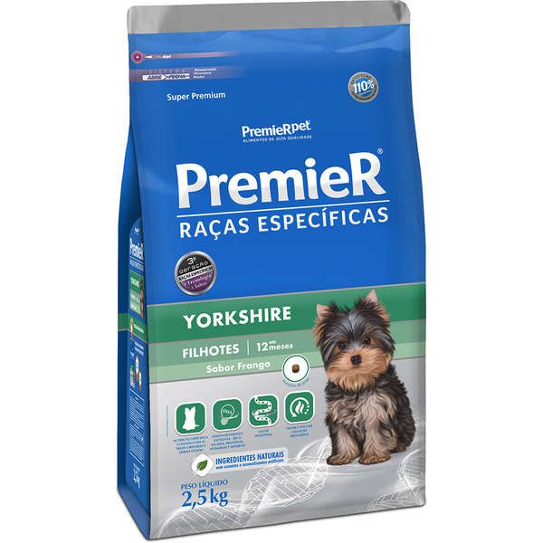 PREMIER RACAS ESP YORKSHIRE FILHOTE 2,5KG