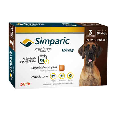 SIMPARIC 120MG (40,1KG/60KG) C/ 3COMP