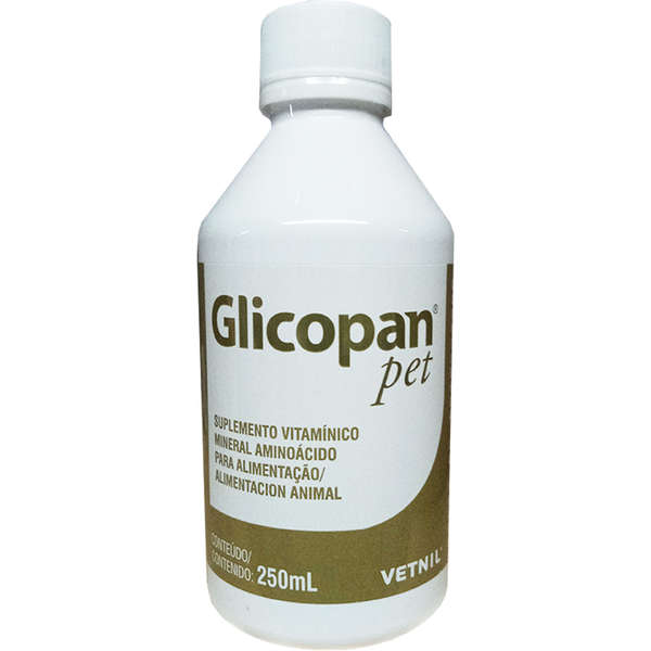 Glicopan Pet 250ml Suplemento de Vitaminas da Vetnil