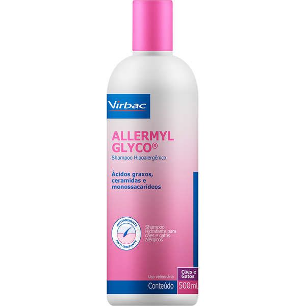 Allermyl Glyco 500ml Virbac Shampoo Pet para Pele Sensível