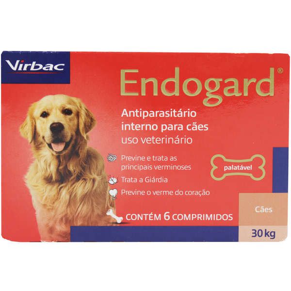 Endogard 30Kg C/ 6 Comprimidos